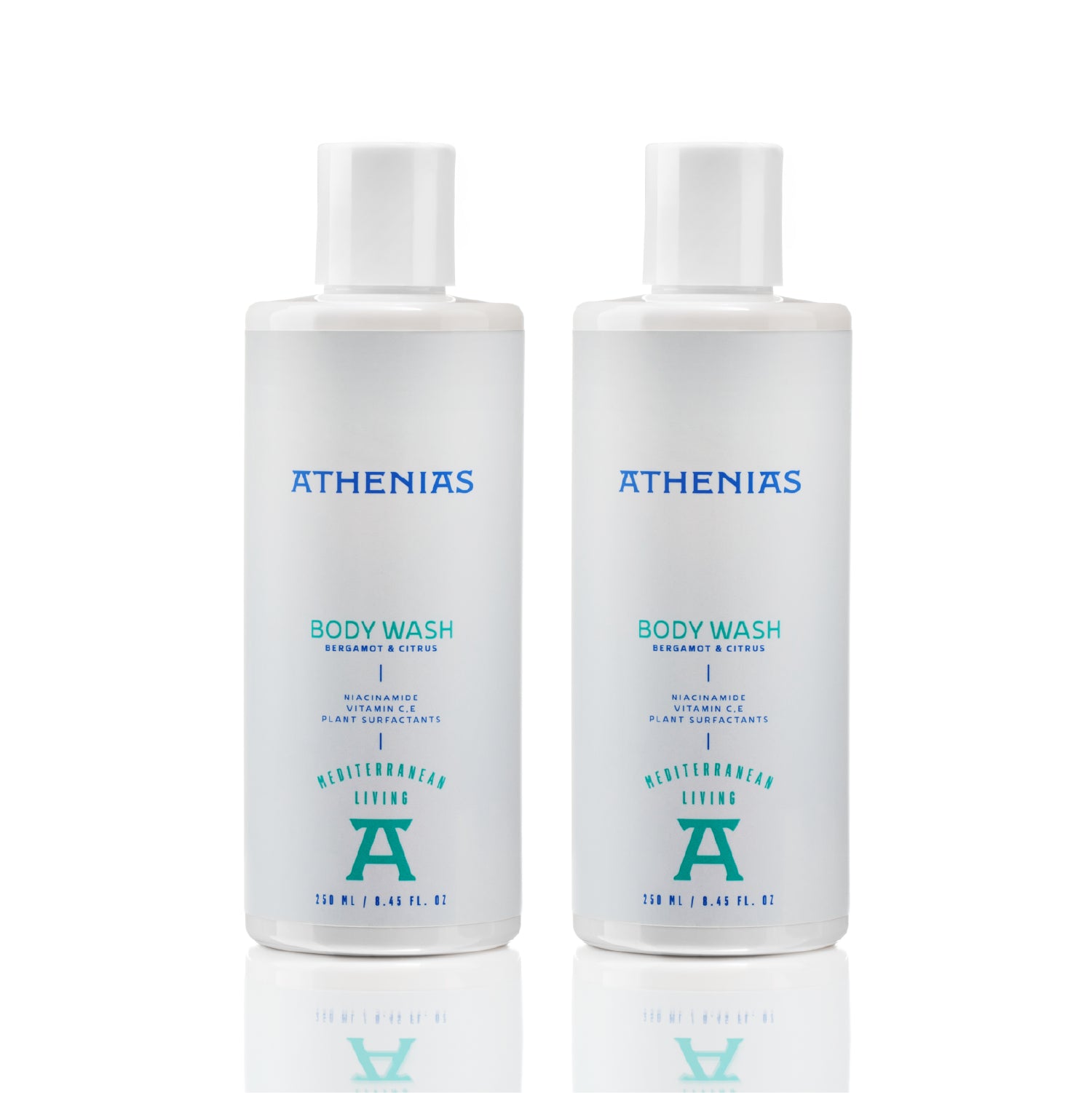 Shower Gel with Niacinamide, Vitamin E and C, 2-Pack Product | SLS-Free + Moisturizing + SPA Pleasure