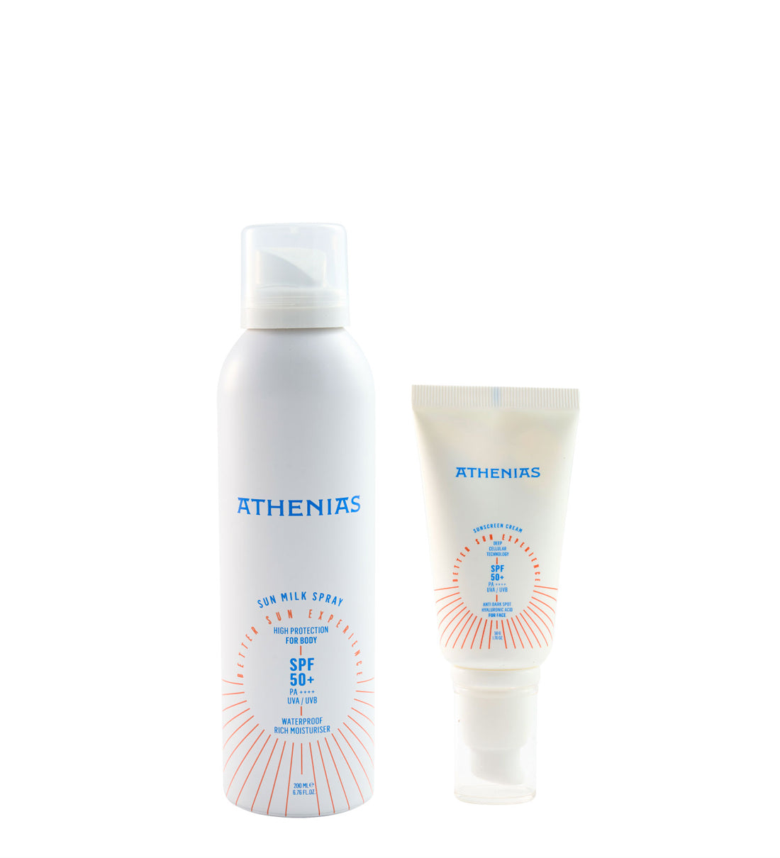 Güneş Koruyucu Set | Sun Milk Sprey + Sunscreen Krem