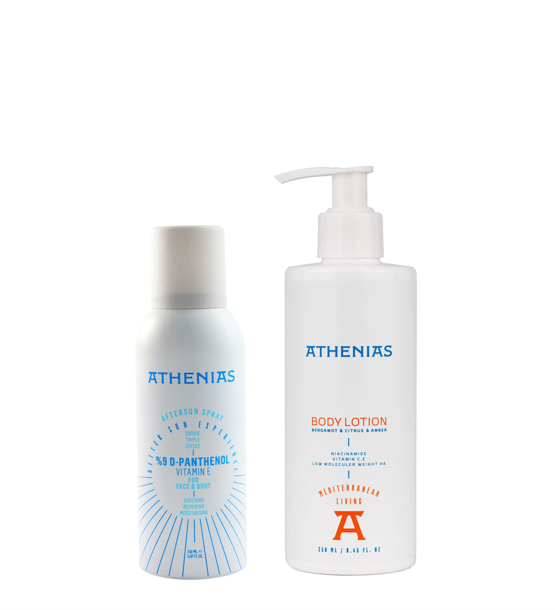 After Sun Cream 2-Piece Set | Aftersun Spray + Body Lotion