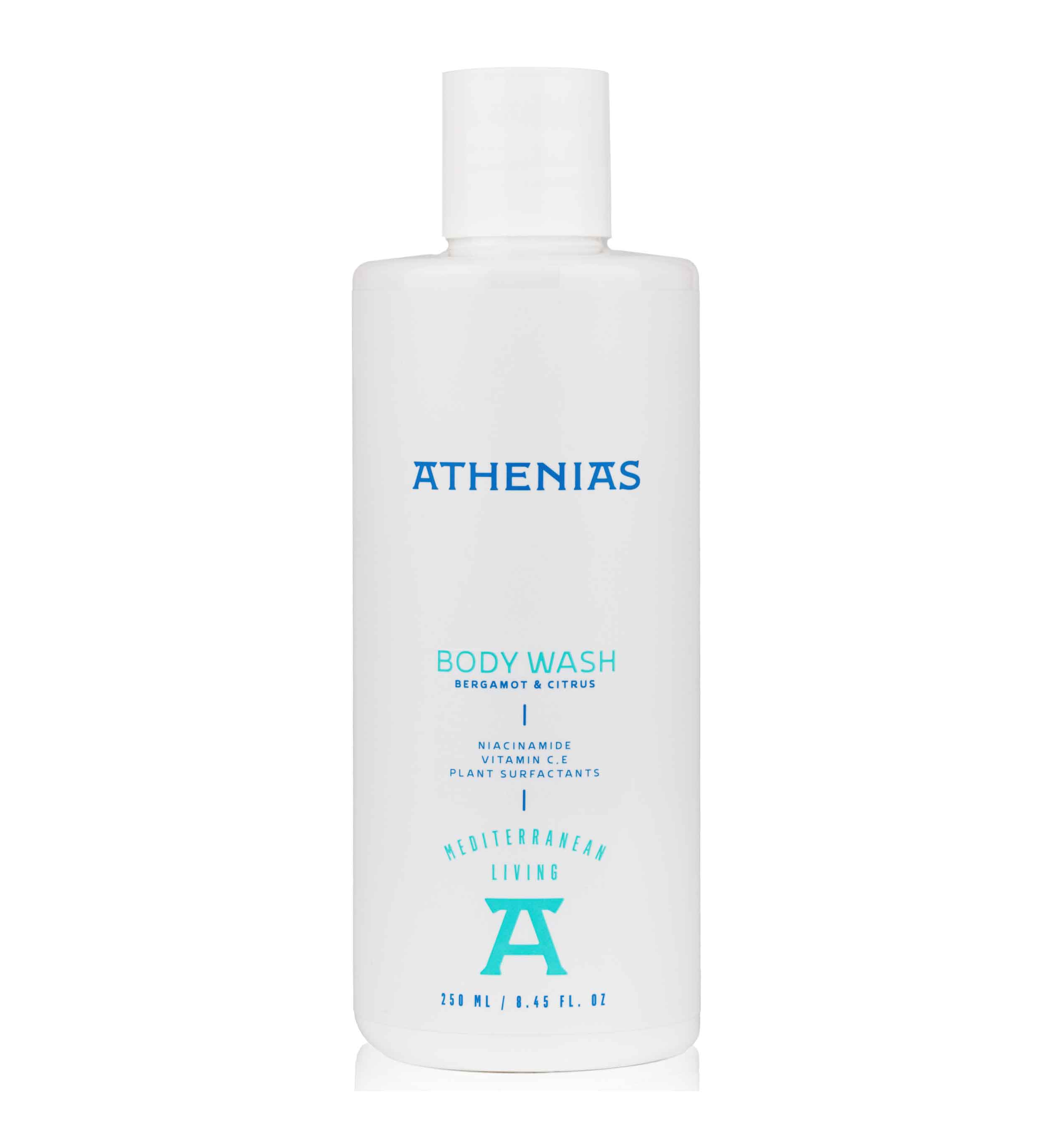 Athenias Niacinamide, E Ve C Vitamini İçeren Duş Jeli | SLS İçermeyen + Nemlendirici + SPA Keyfi