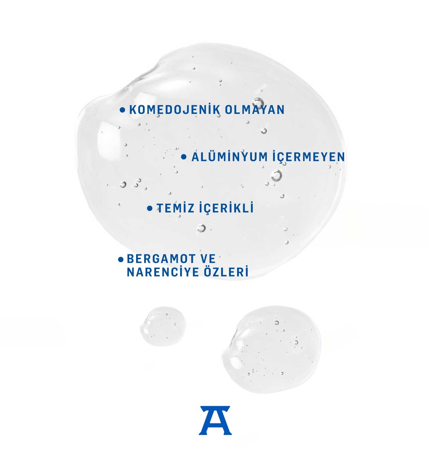 Athenias Bergamot & Citrus Deodorant Roll On | Koltuk Altını Tıkamayan + Aluminyum İçermeyen + Doğal İçerik