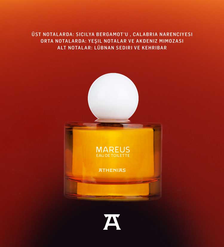 Athenias Mareus Eau De Toilette Kadın Parfümü | Akdeniz Ülkelerinin Özgün Esans Notaları + Uzun Süre Kalıcılık [100 ml]
