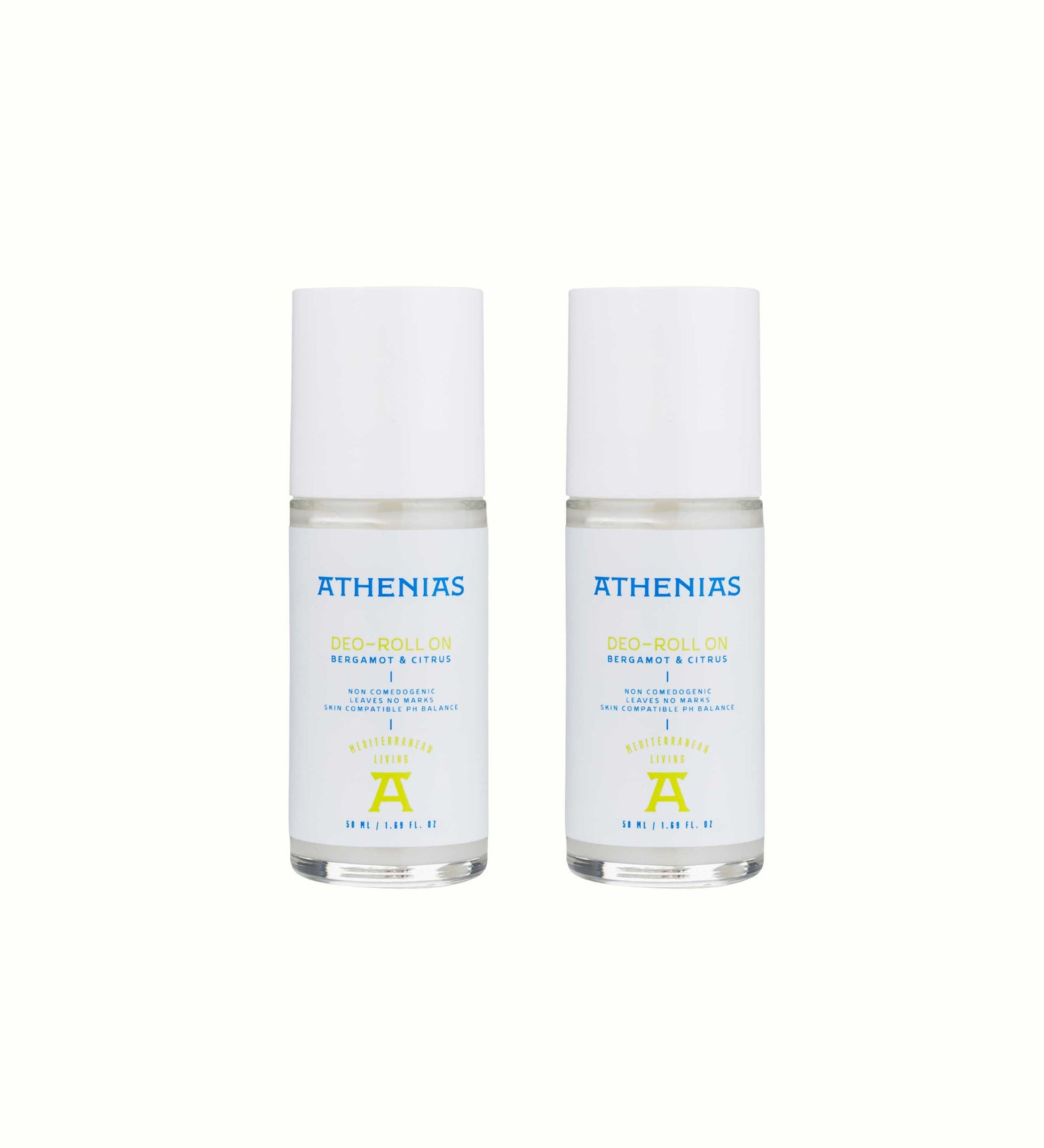 Athenias Bergamot &amp; Citrus Deodorant Roll On 2&