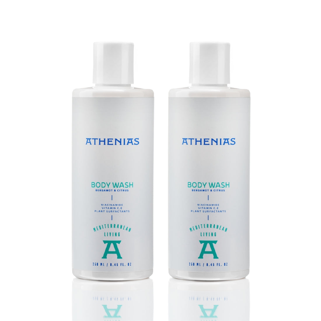 Shower Gel with Niacinamide, Vitamin E and C, 2-Pack Product | SLS-Free + Moisturizing + SPA Pleasure