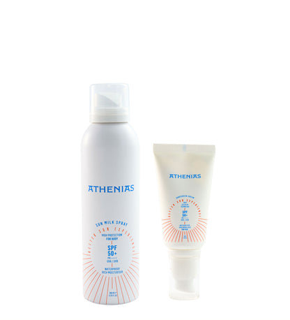 Güneş Koruyucu Set | Sun Milk Sprey + Sunscreen Krem