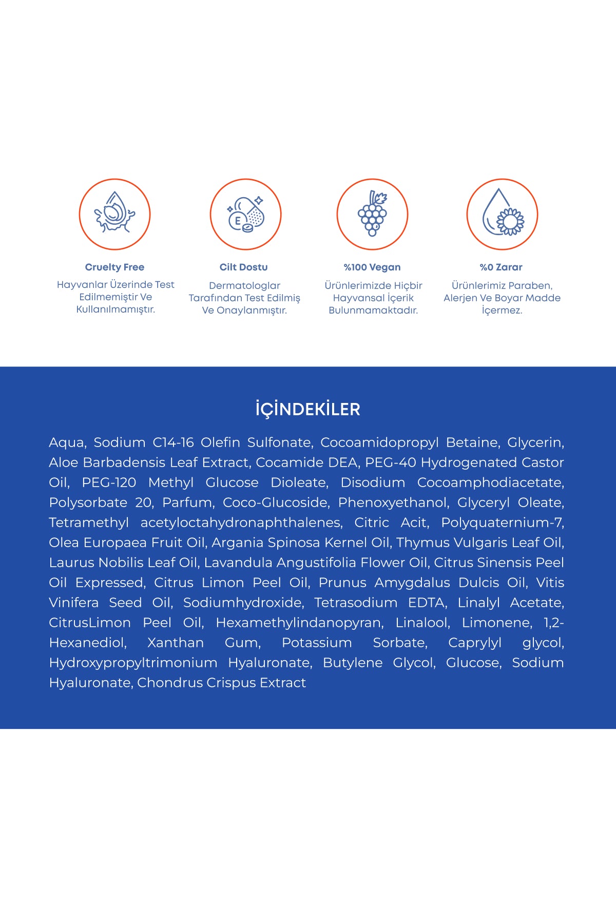 Niacinamide, E Ve C Vitamini İçeren Duş Jeli | SLS İçermeyen +